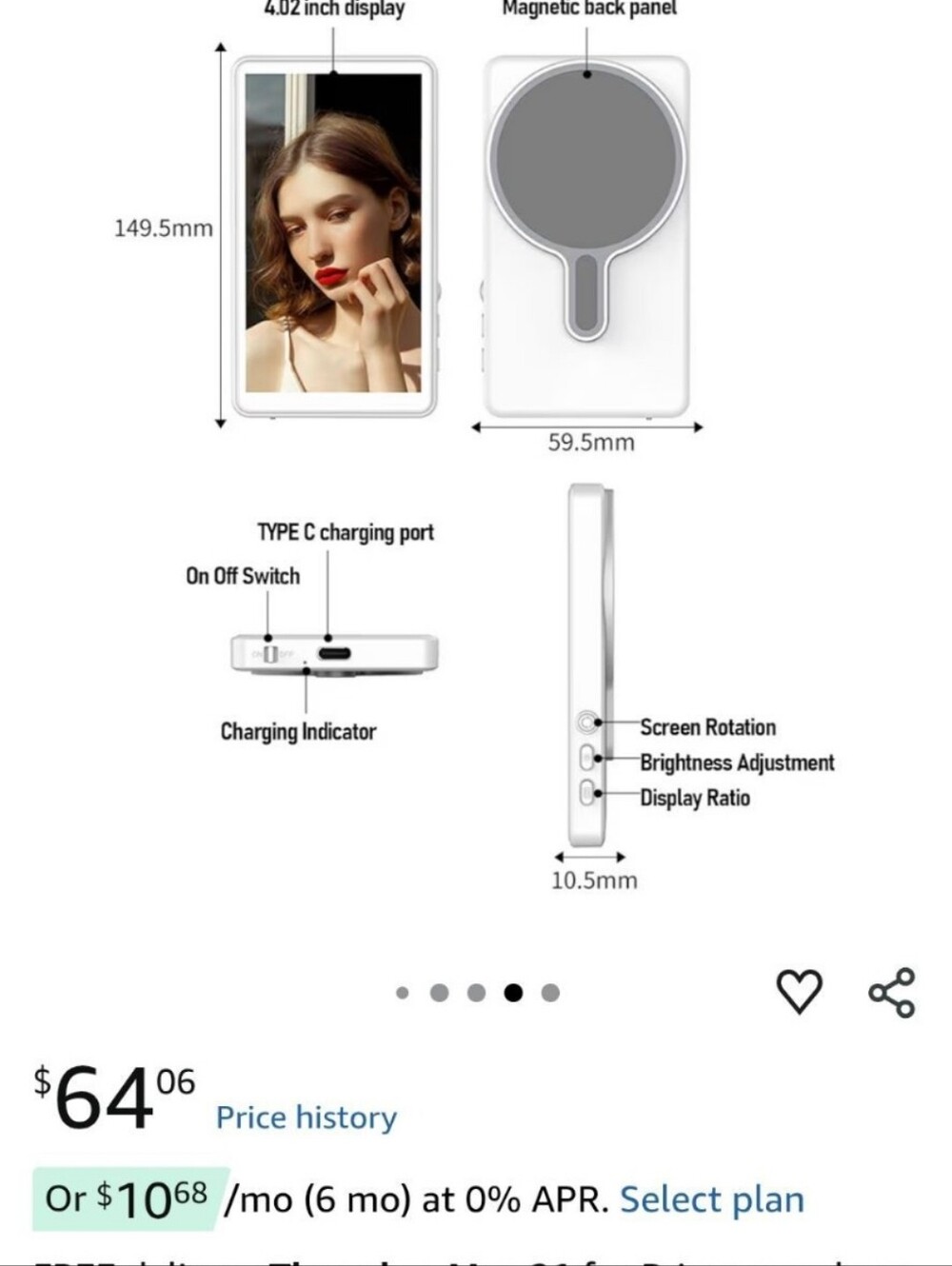 Magnetic Selfie Screen - Picture 6 of 7